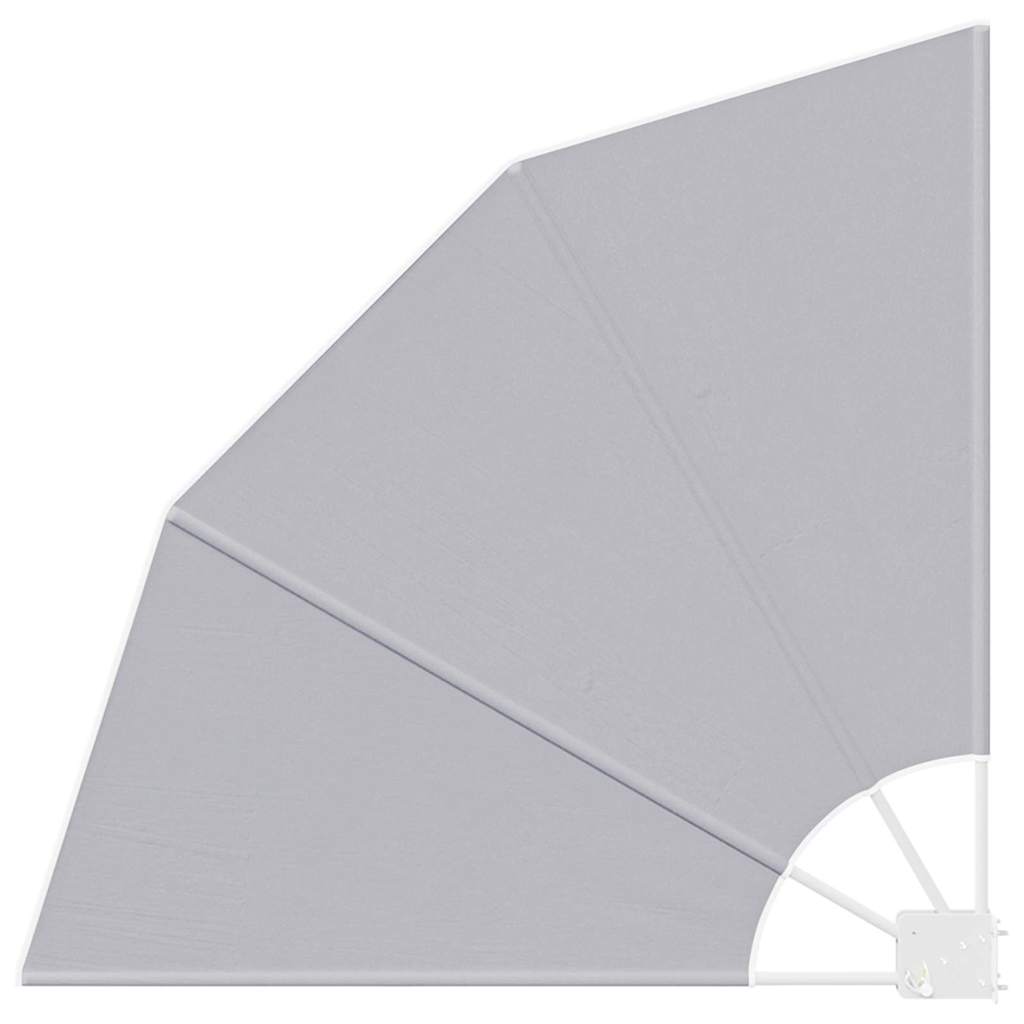 VidaXL Balkon-Sichtschutz Grau 115 x 115 cm Polyester