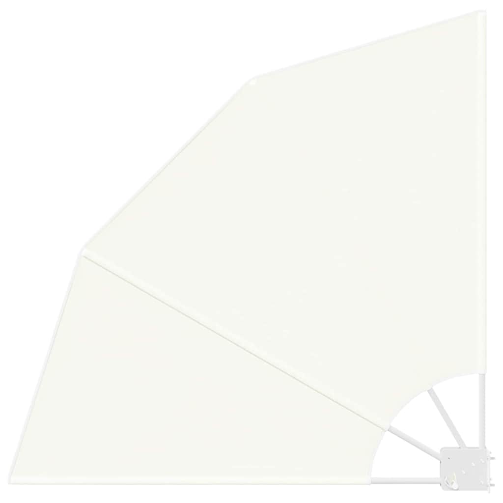 Vidaxxl Balkon-Sichtschutz Creme 115 x 115 cm Polyester