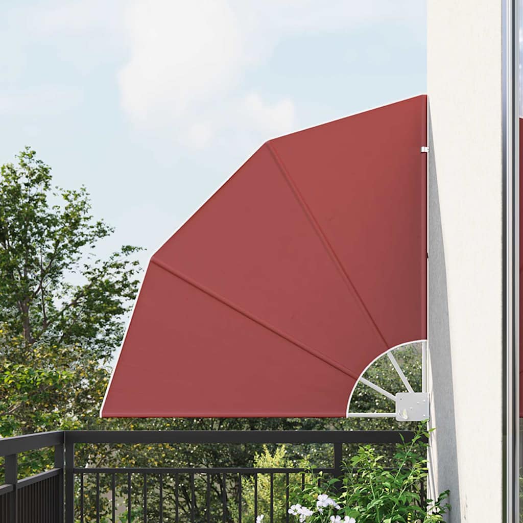 Vidaxx Balkon-Sichtschutz Terrakotta 115 x 115 cm Polyester