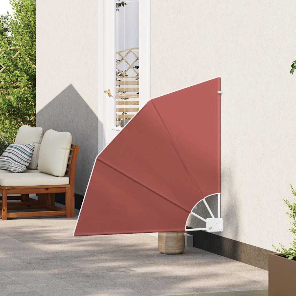 Vidaxx Balkon-Sichtschutz Terrakotta 115 x 115 cm Polyester
