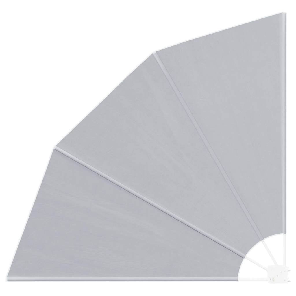 VidaXL Balkon-Sichtschutz Grau 160 x 160 cm Polyester