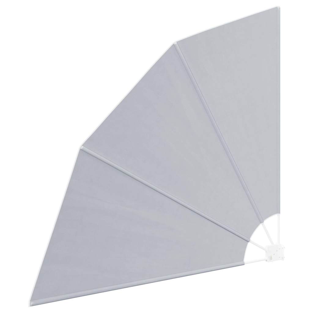 VidaXL Balkon-Sichtschutz Grau 160 x 160 cm Polyester