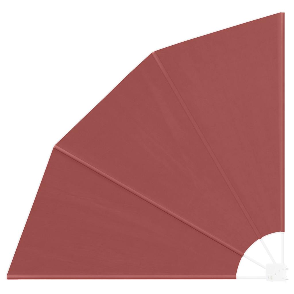 Vidaxxl Balkon-Sichtschutz Terrakotta 160 x 160 cm Polyester