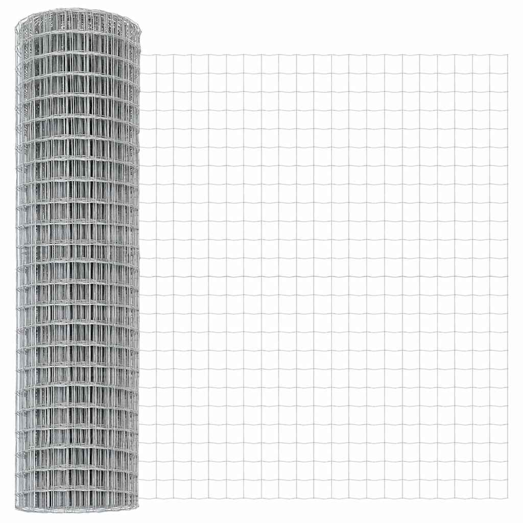 Vidaxx Eurozaun 1,2 x 10 m PVC-beschichtetes Eisen