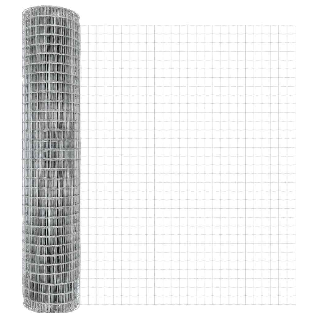 Vidaxx Eurozaun 1,5 x 10 m PVC-beschichtetes Eisen