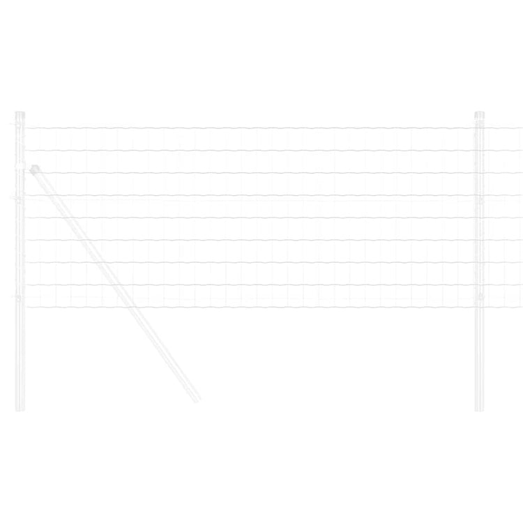 Vidaxx Eurozaun 0,8 x 10 m PVC-beschichtetes Eisen