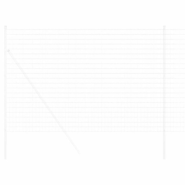 Vidaxx Eurozaun 1,5 x 10 m PVC-beschichtetes Eisen