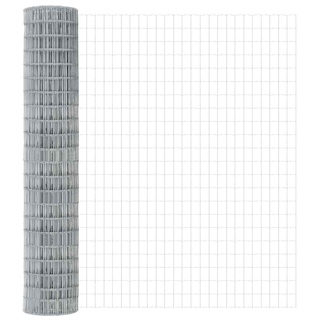 Vidaxx Eurozaun 1,6 x 10 m PVC-beschichtetes Eisen