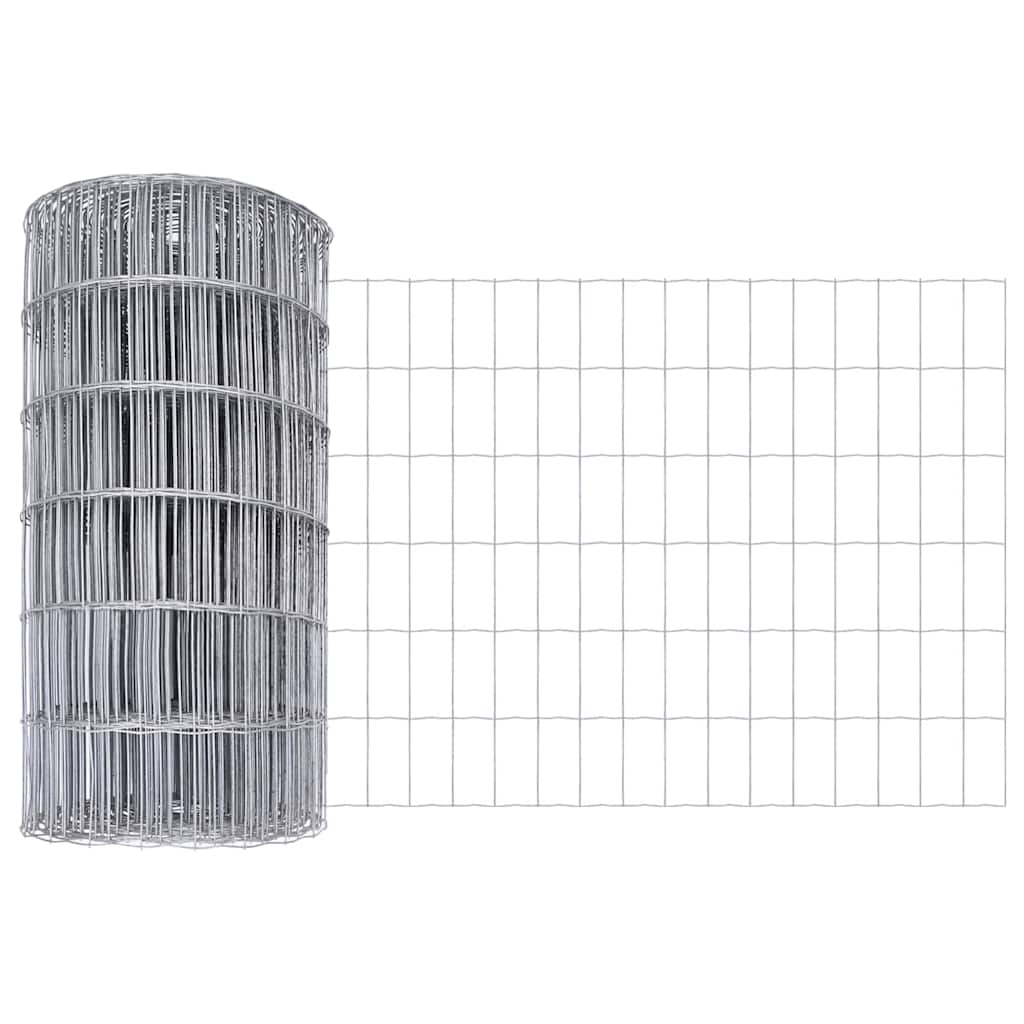 Vidaxx Eurozaun 0,6 x 10 m PVC-beschichtetes Eisen