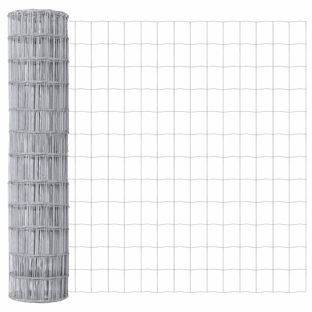 Vidaxx Eurozaun 1,4 x 10 m PVC-beschichtetes Eisen