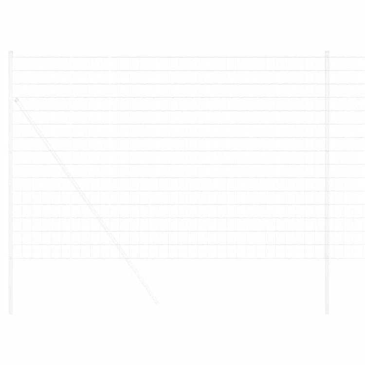 Vidaxx Eurozaun 1,5 x 10 m PVC-beschichtetes Eisen