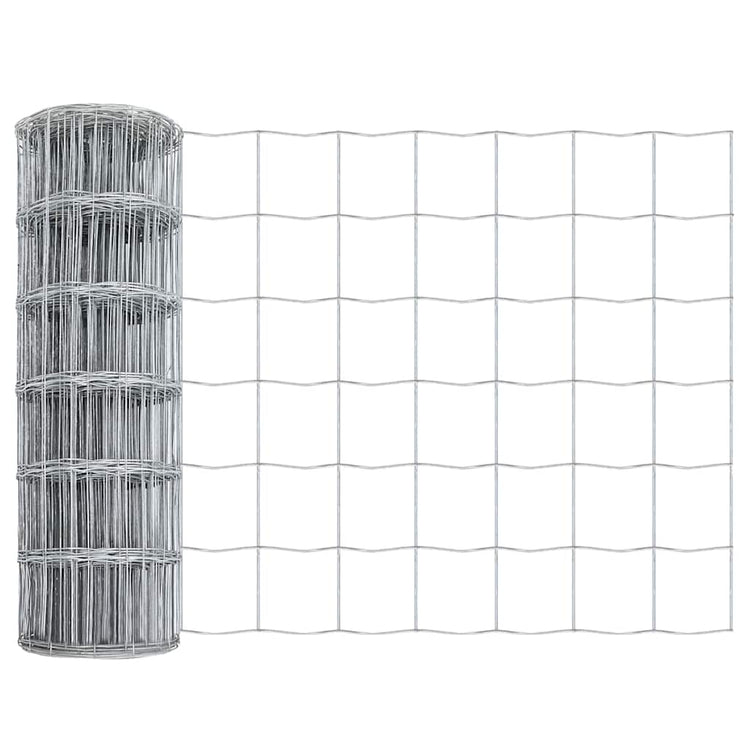 Vidaxx Eurozaun 0,6 x 10 m PVC-beschichtetes Eisen