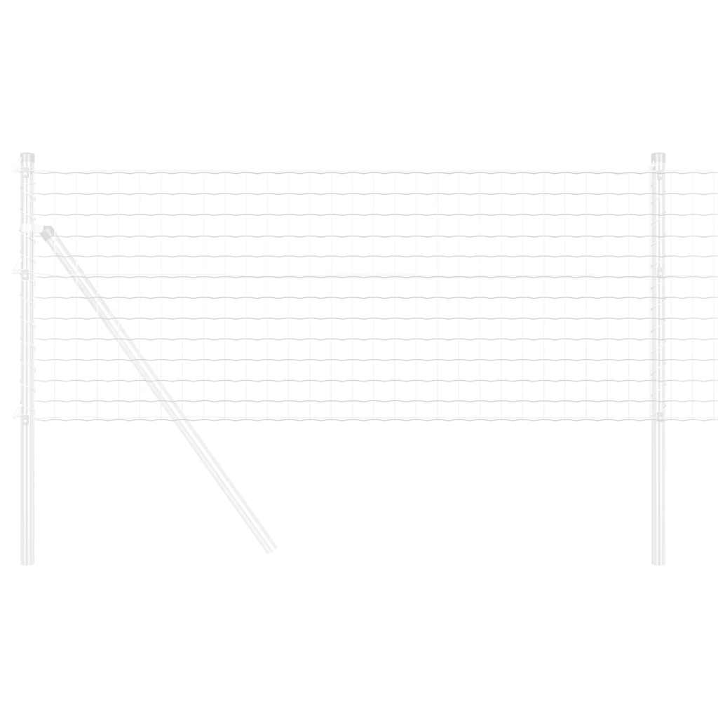 Vidaxx Eurozaun 0,6 x 25 m PVC-beschichtetes Eisen