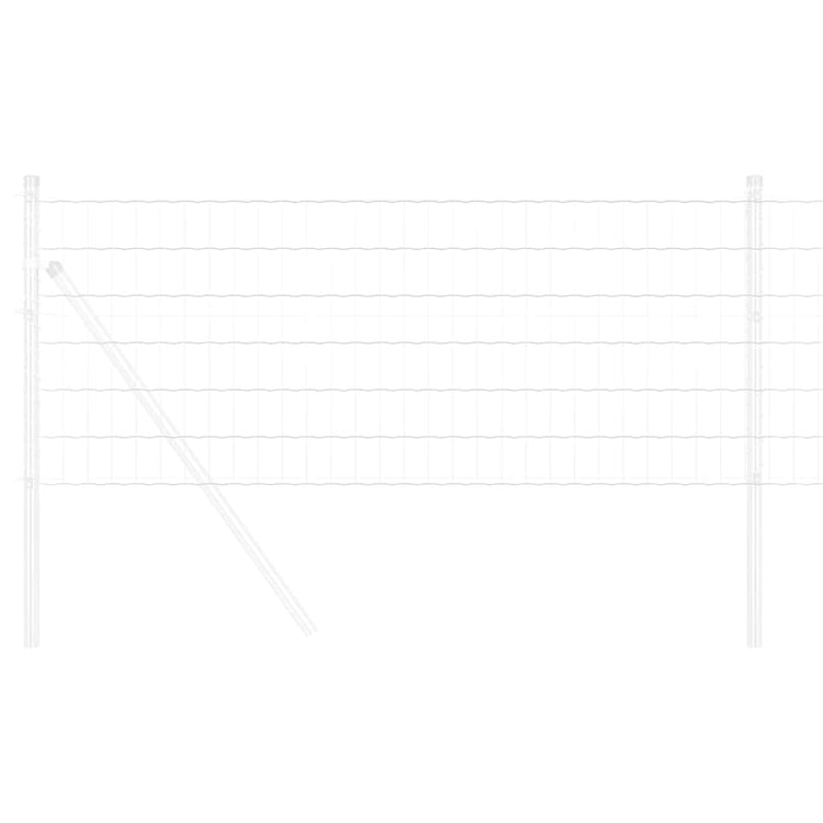 Vidaxx Eurozaun 0,4 x 25 m PVC-beschichtetes Eisen