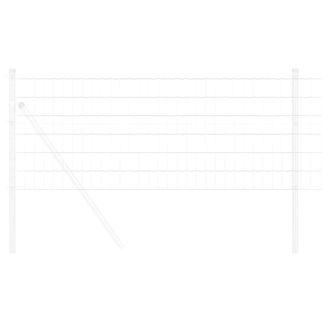 Vidaxx Eurozaun 0,6 x 25 m PVC-beschichtetes Eisen