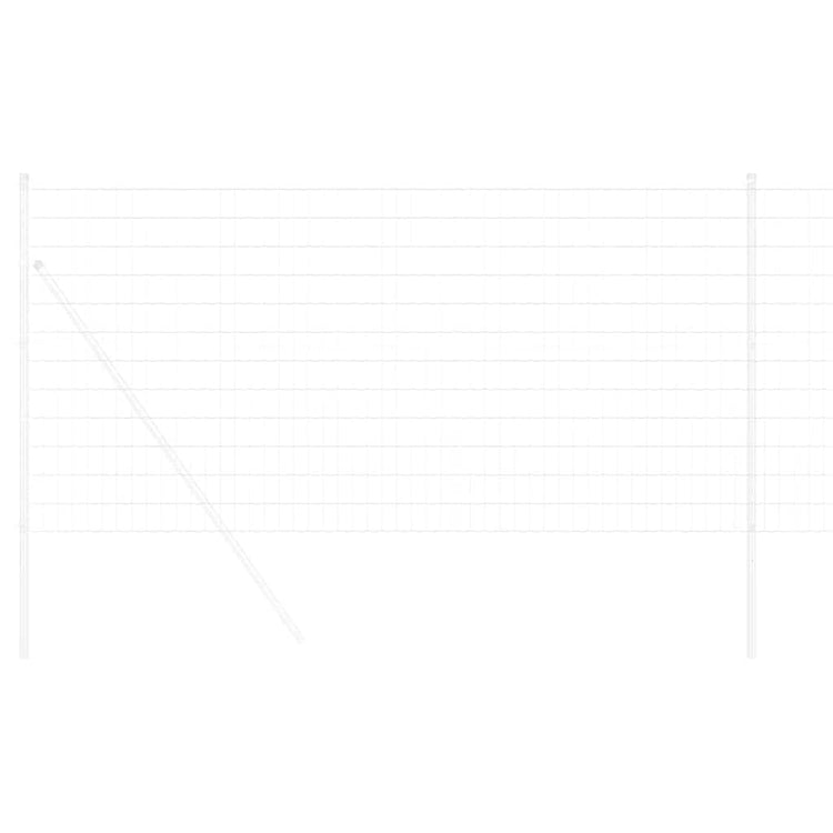 Vidaxx Eurozaun 1 x 25 m PVC-beschichtetes Eisen