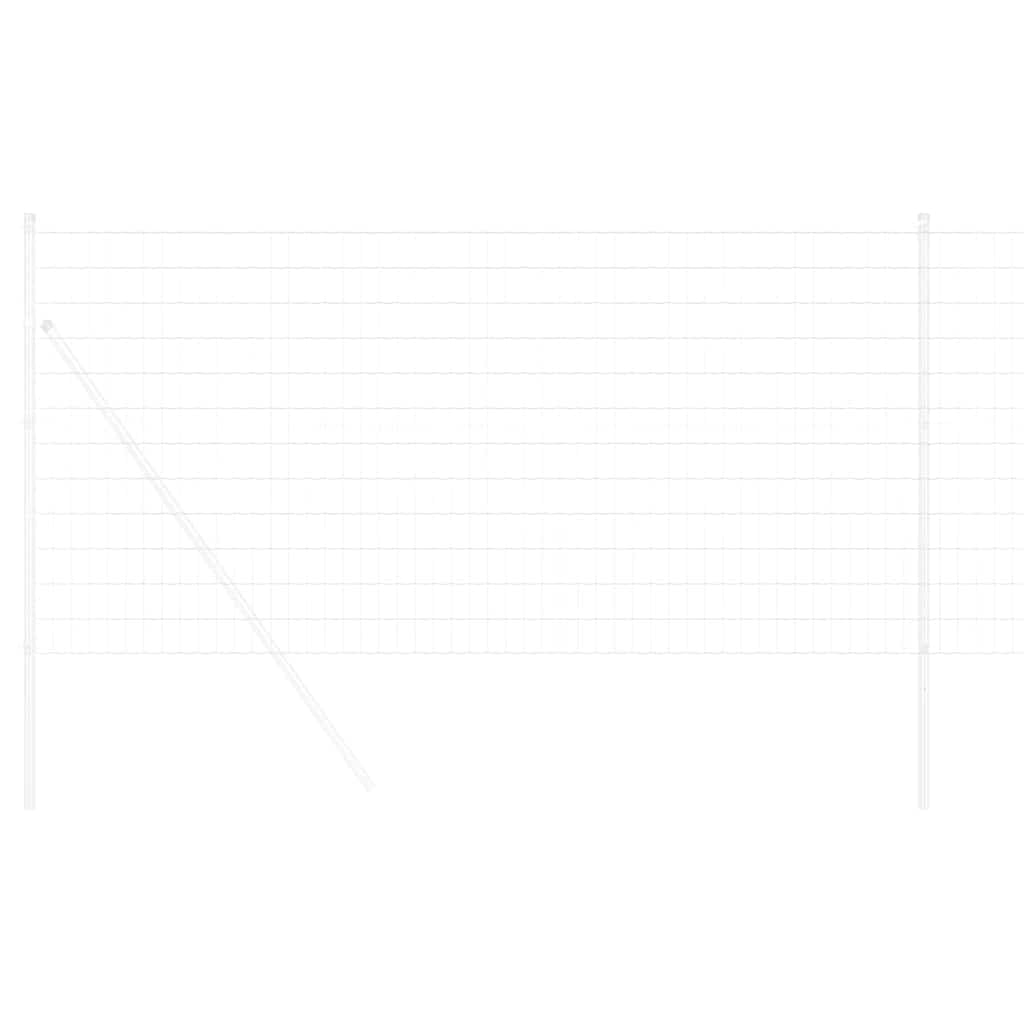 Vidaxx Eurozaun 1,2 x 25 m PVC-beschichtetes Eisen