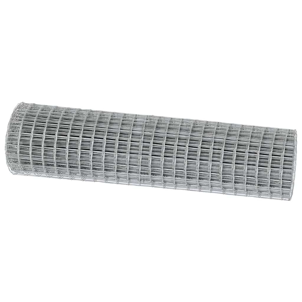 Vidaxx Eurozaun 1 x 25 m PVC-beschichtetes Eisen