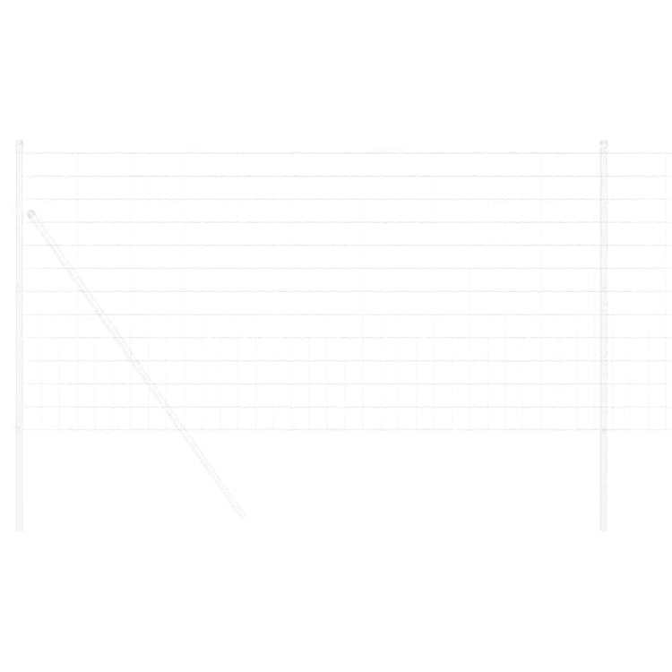 Vidaxx Eurozaun 1 x 25 m PVC-beschichtetes Eisen