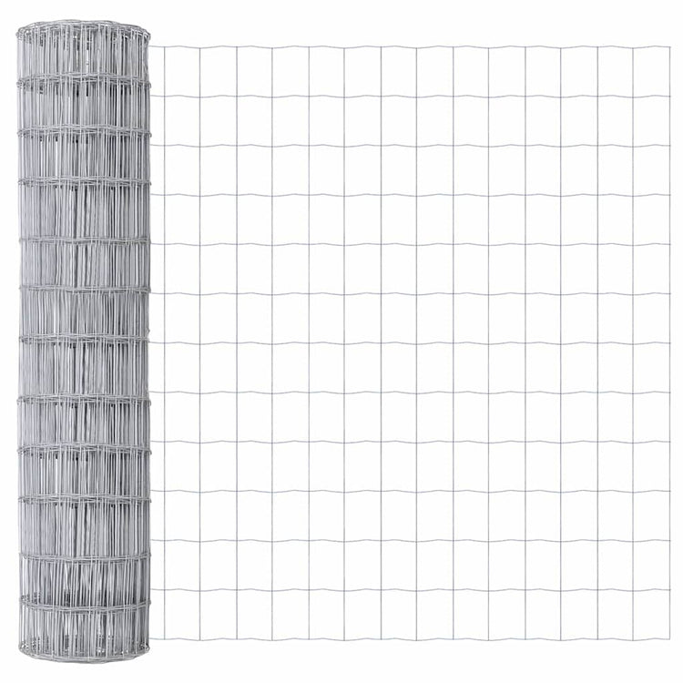 Vidaxx Eurozaun 1,2 x 25 m PVC-beschichtetes Eisen