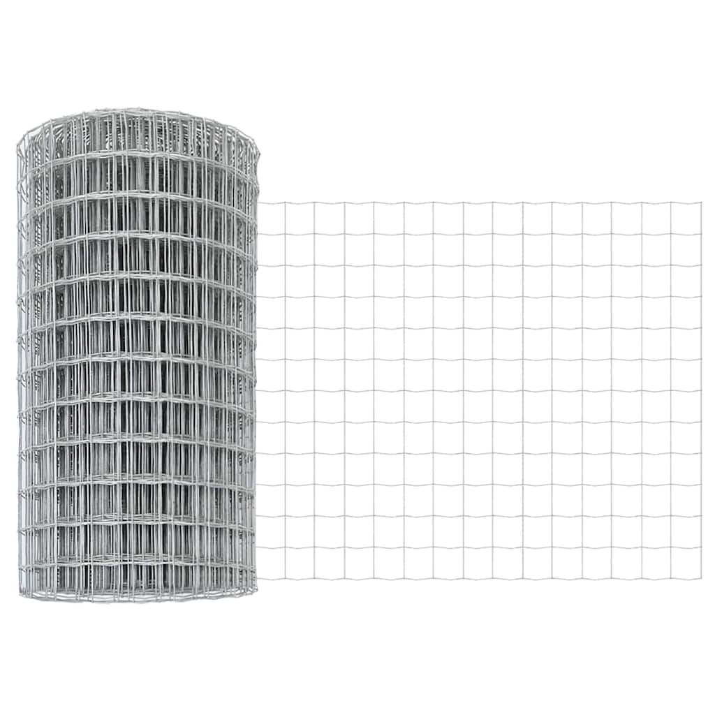 Vidaxx Eurozaun 0,4 x 50 m PVC-beschichtetes Eisen