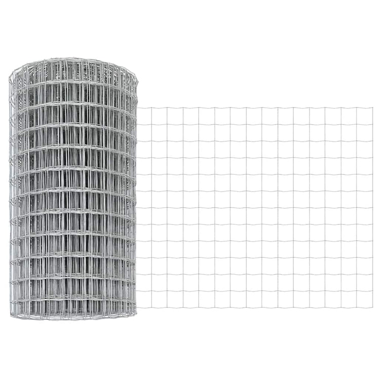 Vidaxx Eurozaun 0,4 x 50 m PVC-beschichtetes Eisen