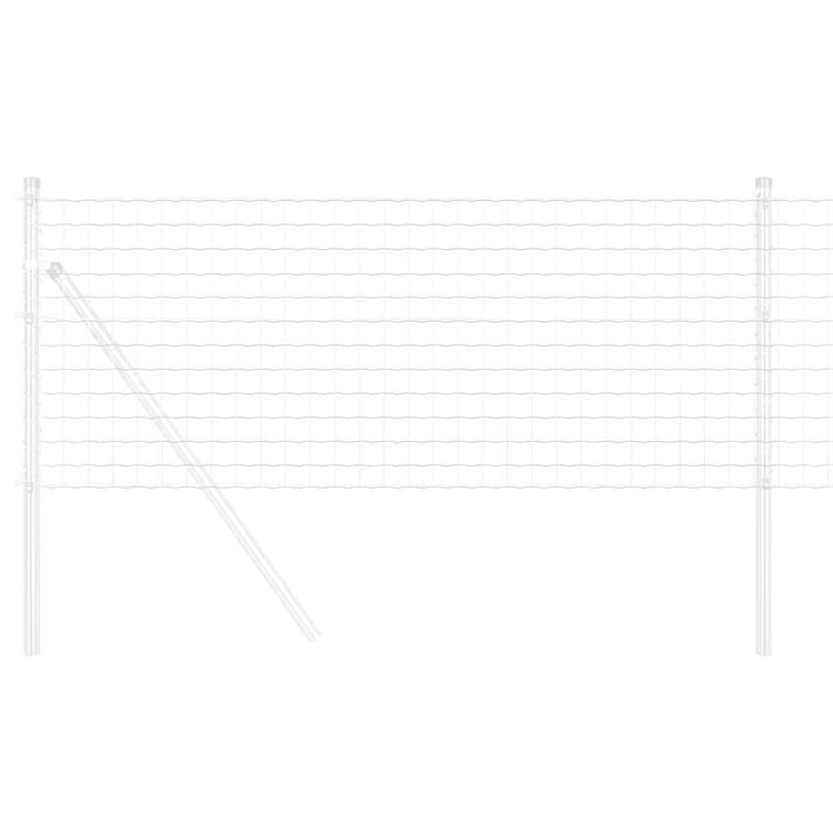 Vidaxx Eurozaun 0,4 x 50 m PVC-beschichtetes Eisen