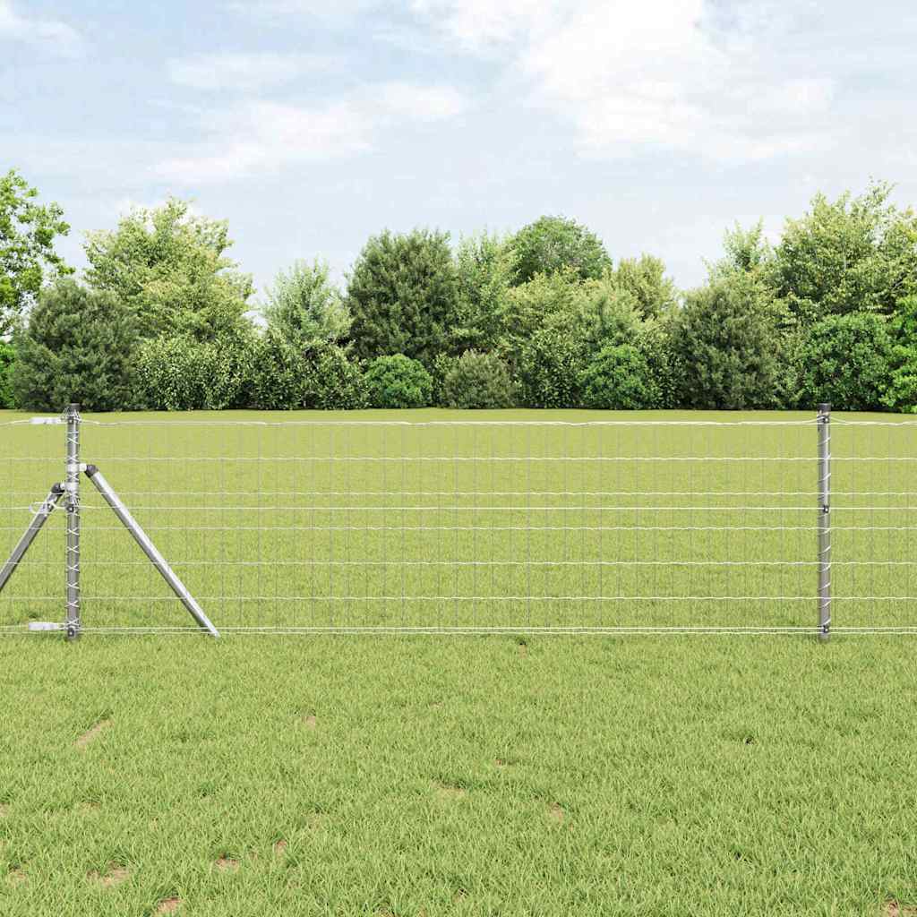 Vidaxx Eurozaun 0,4 x 50 m PVC-beschichtetes Eisen