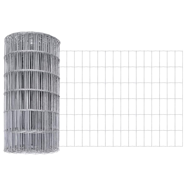 Vidaxx Eurozaun 0,4 x 50 m PVC-beschichtetes Eisen