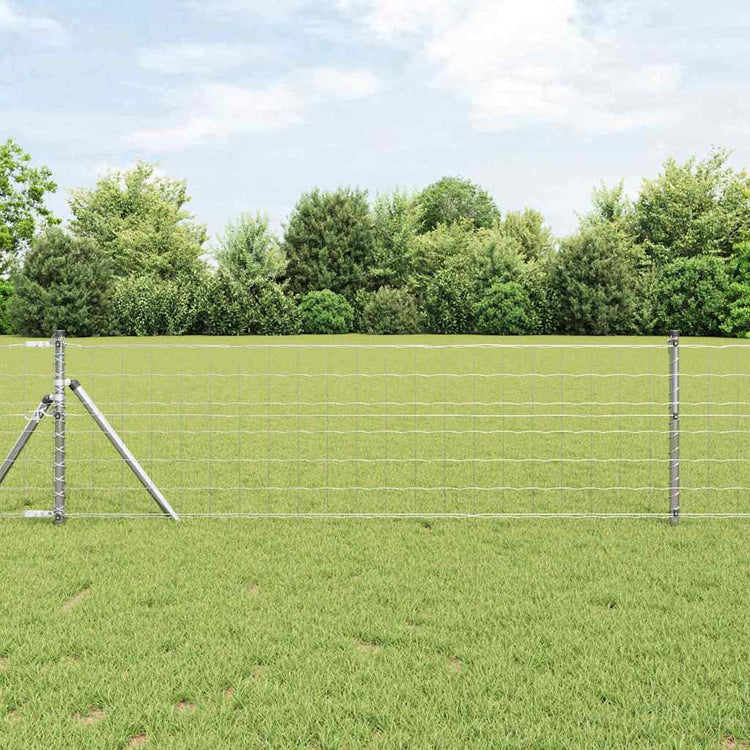 Vidaxx Eurozaun 0,4 x 50 m PVC-beschichtetes Eisen