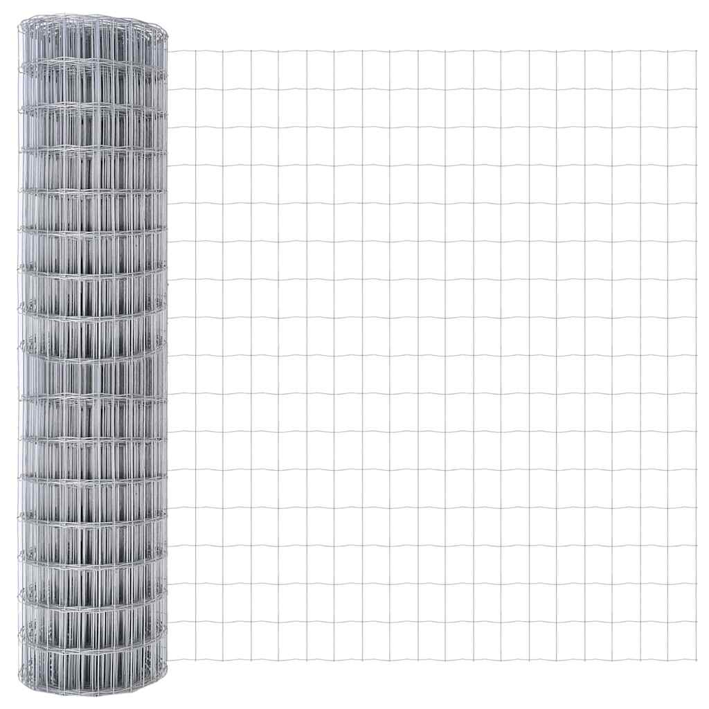 Vidaxx Eurozaun 1,4 x 10 m PVC-beschichtetes Eisen