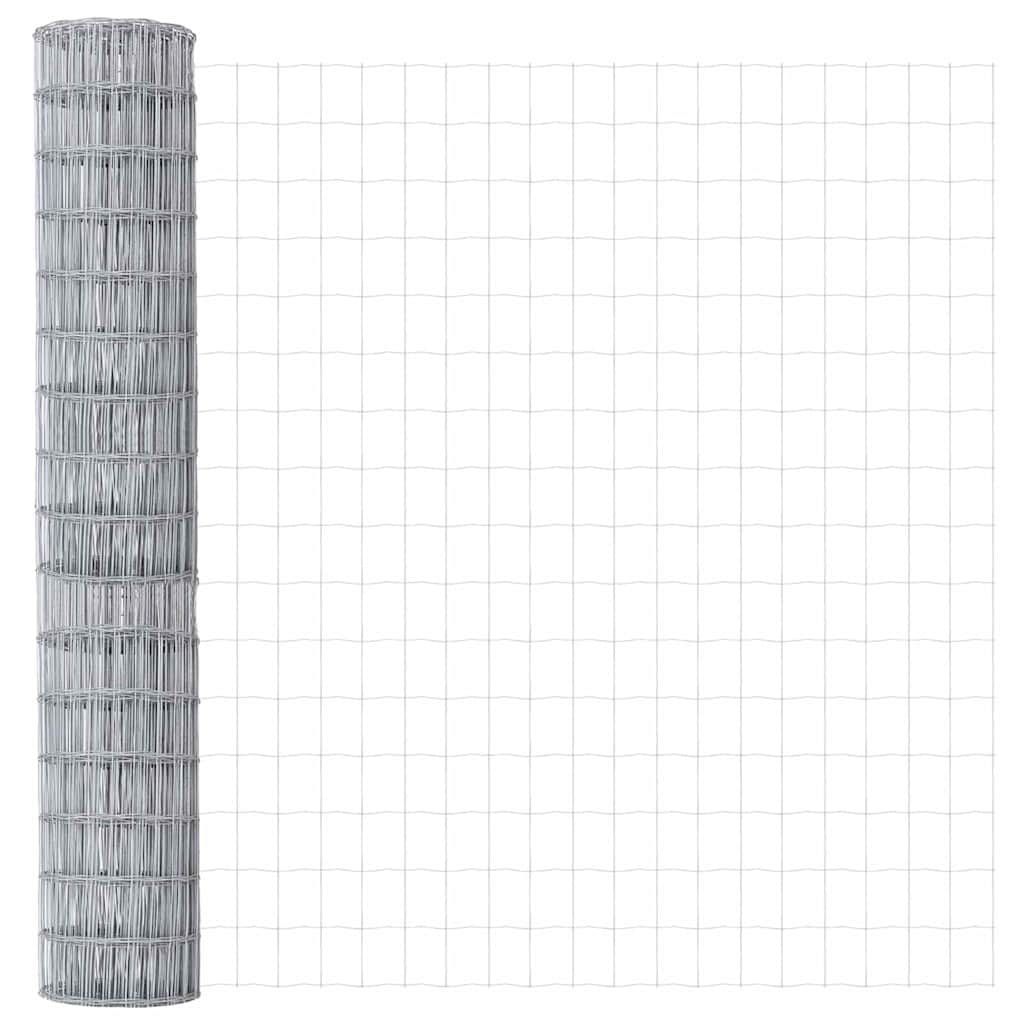 Vidaxx Eurozaun 1,5 x 10 m PVC-beschichtetes Eisen