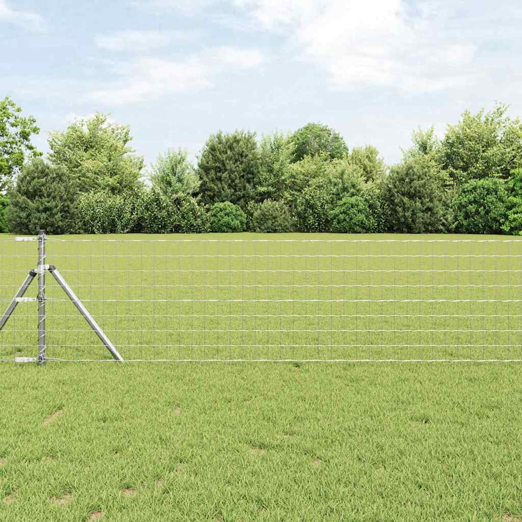 Vidaxx Eurozaun 0,4 x 25 m PVC-beschichtetes Eisen