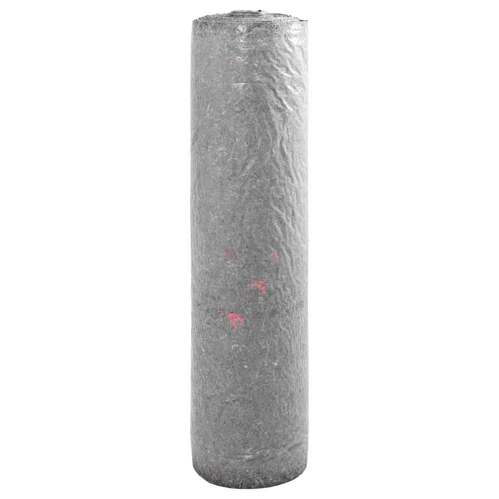 Vidaxl Teichvlies Grau 1 x 50 m Polyester und Baumwolle