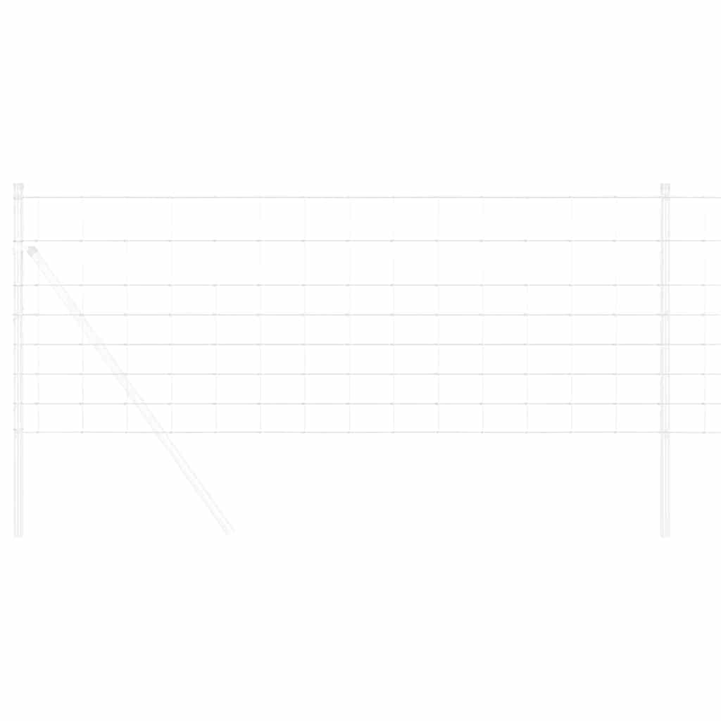 Vidaxl Wildzaun feuerverzinkt 1000 x 80 x 0,18 cm Eisen