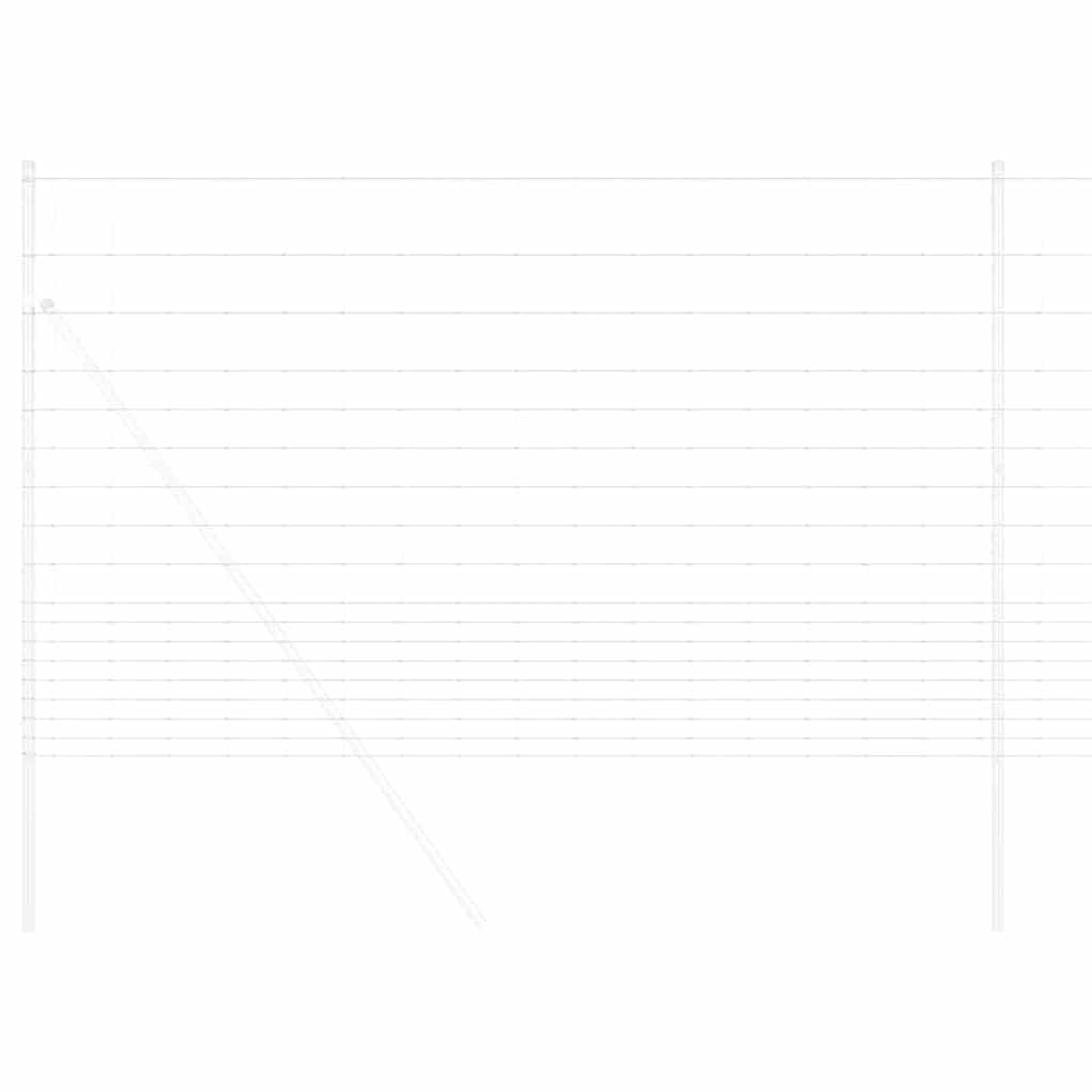 Vidaxl Wildzaun feuerverzinkt 1000 x 150 x 0,18 cm Eisen