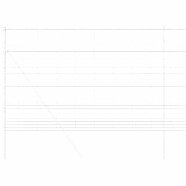 Vidaxl Wildzaun feuerverzinkt 1000 x 150 x 0,18 cm Eisen