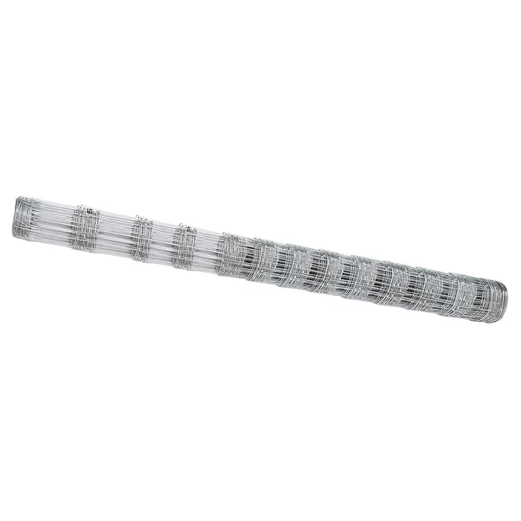 Vidaxl Weidezaun Silber 25 x 1,5 m aus verzinktem Stahl