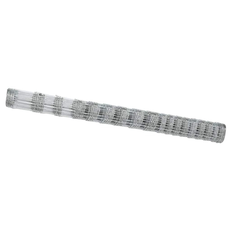 Vidaxl Weidezaun Silber 25 x 1,5 m aus verzinktem Stahl