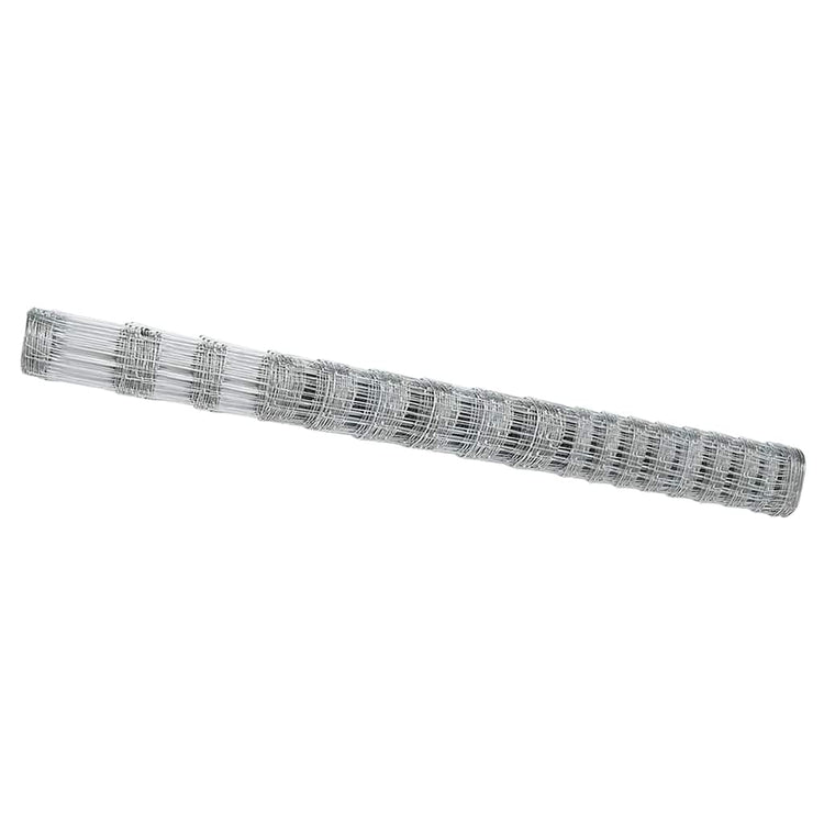 Vidaxl Weidezaun Silber 25 x 1,5 m aus verzinktem Stahl