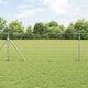Vidaxl Weidezaun silber 50 x 0,8 m aus verzinktem Stahl