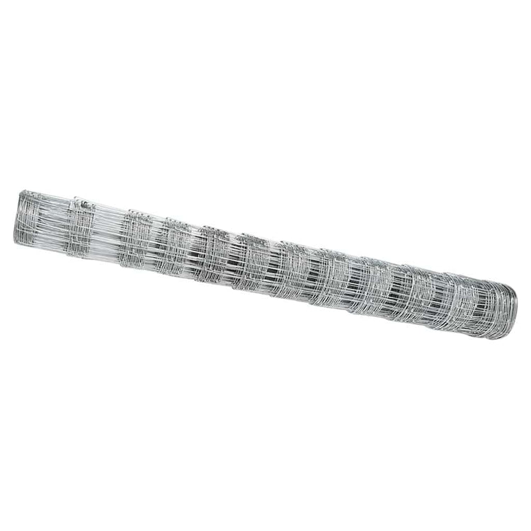 Vidaxl Weidezaun silber 50 x 1,2 m aus verzinktem Stahl