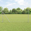 Vidaxl Weidezaun silber 50 x 1,2 m aus verzinktem Stahl