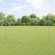 Vidaxl Weidezaun silber 50 x 1,6 m aus verzinktem Stahl