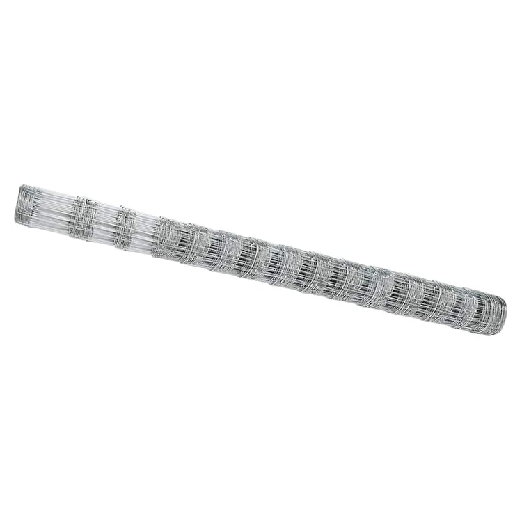 Vidaxl Weidezaun silber 50 x 1,6 m aus verzinktem Stahl