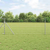 Vidaxl Weidezaun Silber 100 x 0,8 m aus verzinktem Stahl
