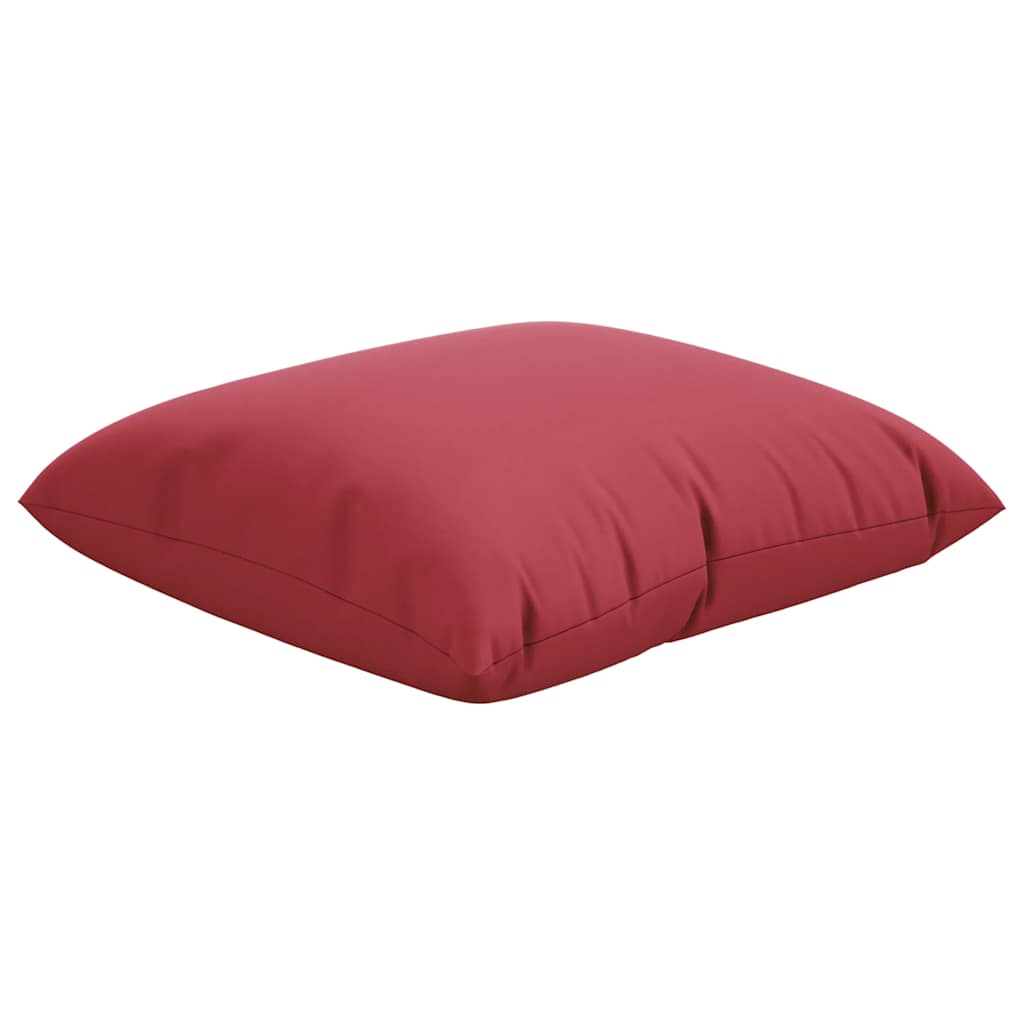 VidaXL Sofakissen 4 Stück weinrot 50x50 cm Stoff