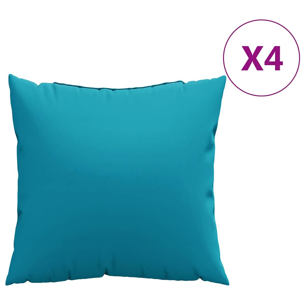 Vidaxx Sofakissen 4 Stück blau 60x60 cm Stoff