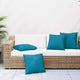Vidaxx Sofakissen 4 Stück blau 60x60 cm Stoff