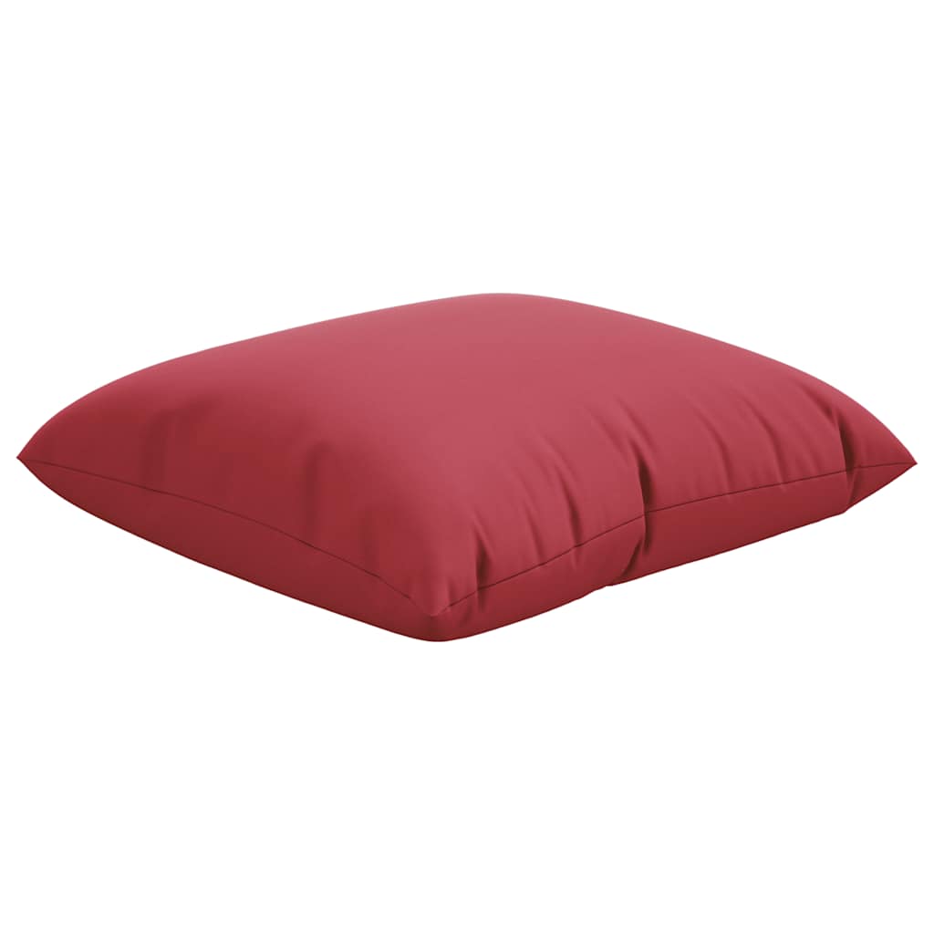 VidaXL Sofakissen 4 Stück weinrot 60x60 cm Stoff